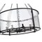 Z-Lite Barrington Chandelier, 8-Light, 32 In.W x 39.5 In.H, Matte Black/Clear Waterglass 346P32-MB - alternate 4
